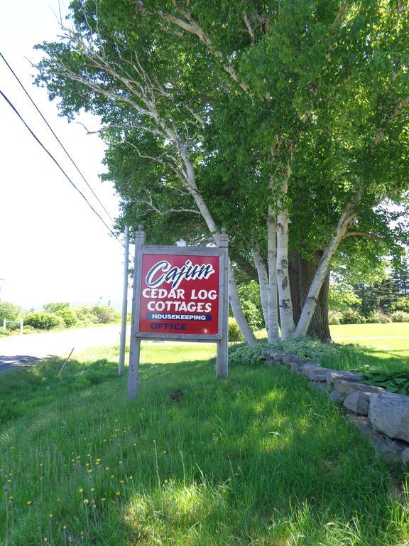 Cajun Cedar Log Cottages Margaree Forks Exterior photo