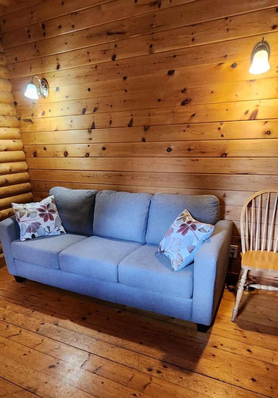 Cajun Cedar Log Cottages Margaree Forks Exterior photo