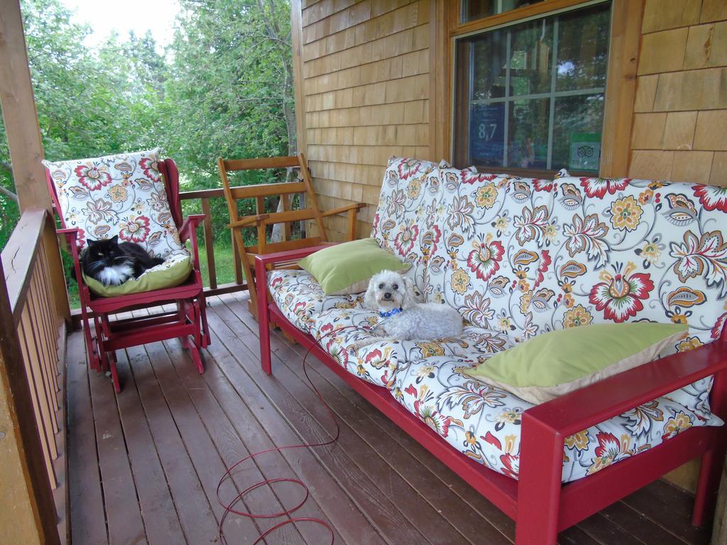 Cajun Cedar Log Cottages Margaree Forks Exterior photo