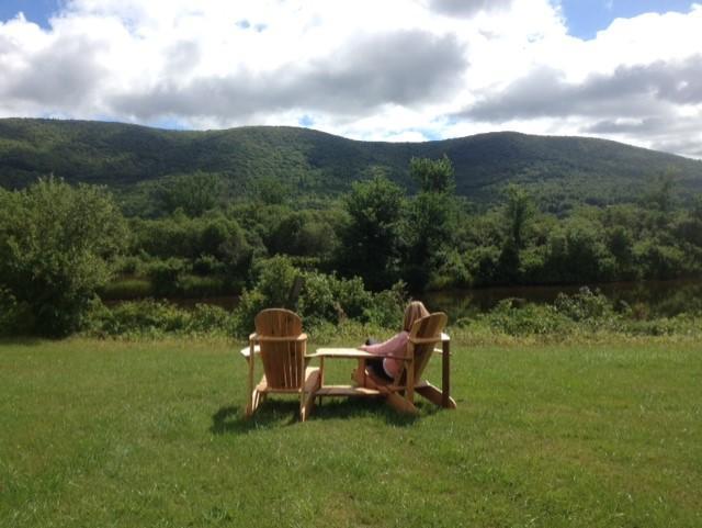 Cajun Cedar Log Cottages Margaree Forks Exterior photo