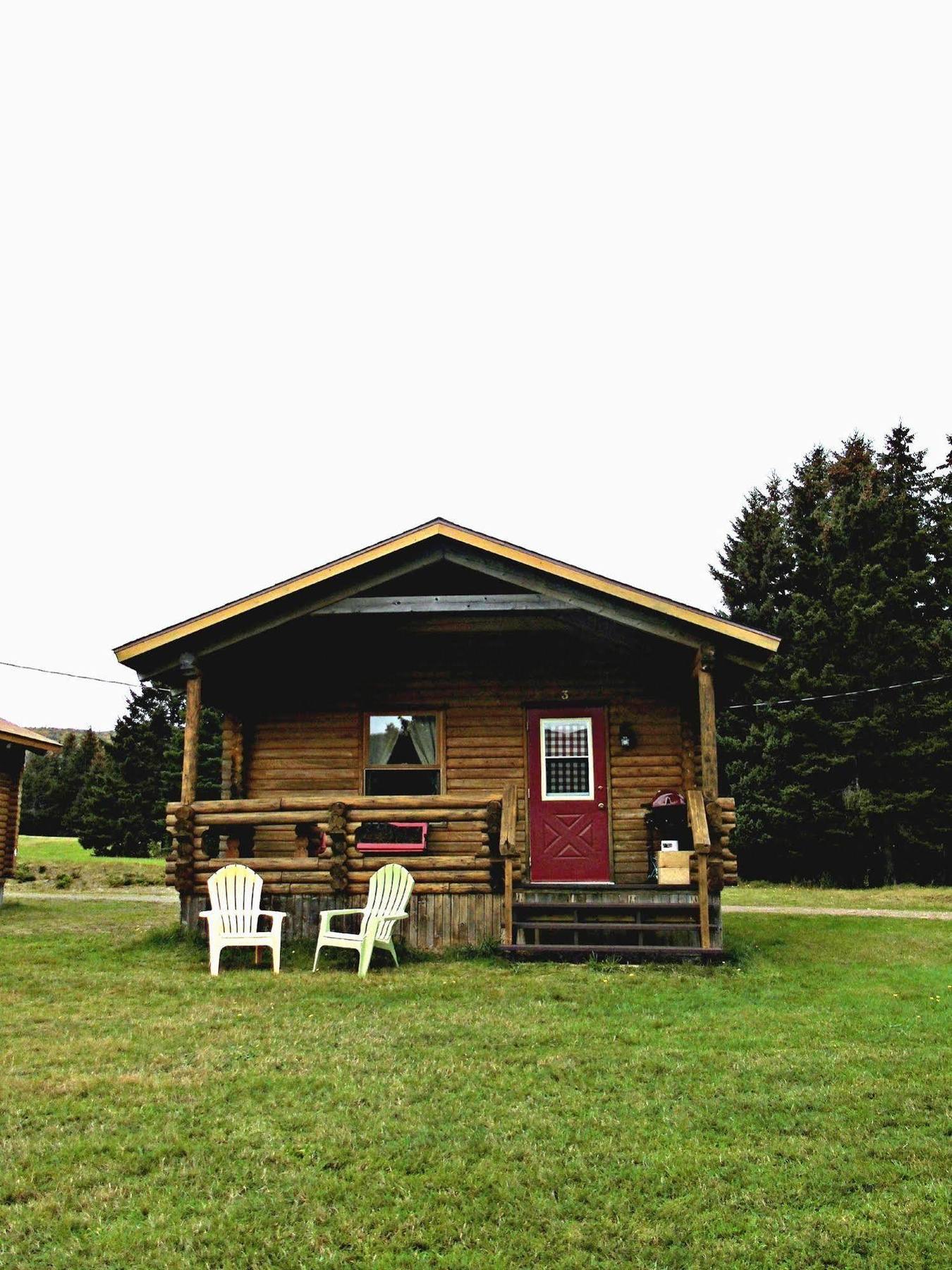 Cajun Cedar Log Cottages Margaree Forks Exterior photo